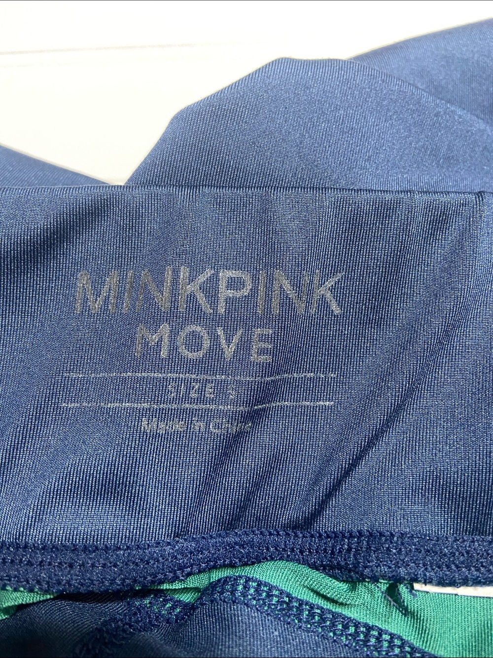 MINKPINK Move Colorblock Active Leggings Womans S High-Rise Mesh Inserts‎ Sporty - Picture 3 of 7
